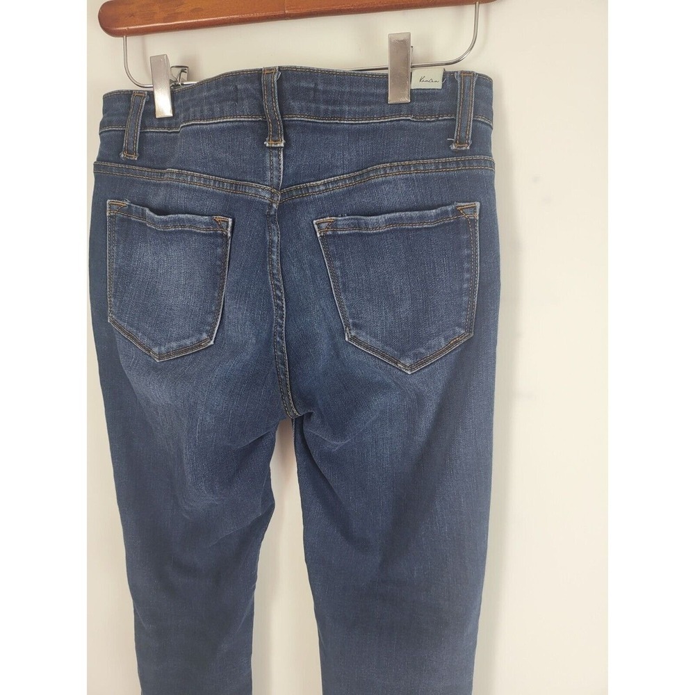 Kancan Jeans 7/27 Womens Low Rise‎ Skinny Leg Blue Medium Wash Stretch Bottoms - Picture 7 of 9